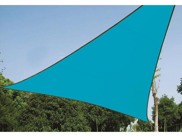 Toldo Vela - Triangular - 5 X 5 X 5 M - Cor: Azul Celeste