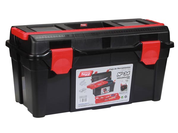 Tayg - Toolbox - 500 X 258 X 255  Mm - With Tray And Box - 47,9 L