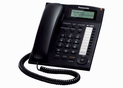 Telefone C/Fio  Panasonic  Kx-Ts880exb .