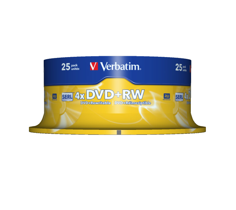 Verbatim - Dvd+Rw X 25 - 4.7 Gb - Storage Media