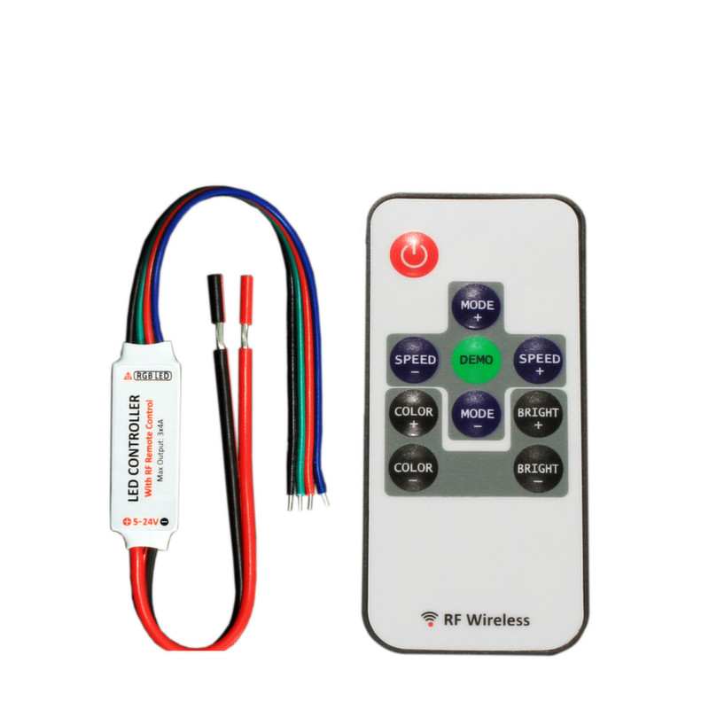 Controlador Rf para RGB LED 12-24v