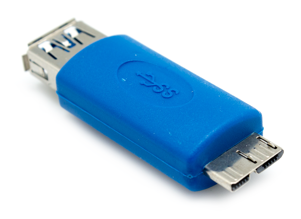 ADAPTADOR OTG USB 3.0 FÊMEA  MICRO USB 3.0 MACHO