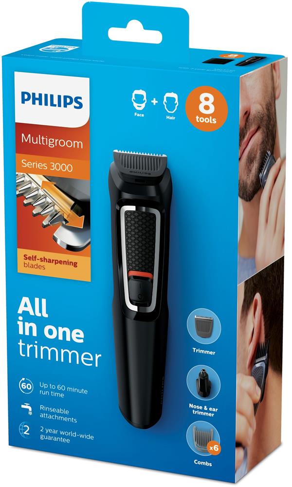 Philips Multigroom Series 3000 8-In-1  Face And H.