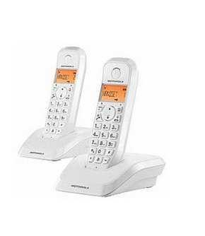 Telefone Sem Fios Motorola S1202 (2 Pcs) Branco 