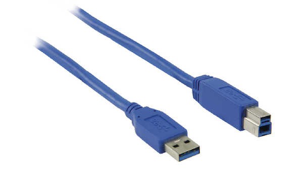 Cable Usb 3.0 Usb a Macho a Usb-B Macho 3m Azul