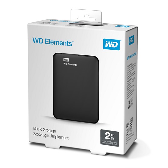 Disco Externo Western Digital Wd Elements Portable 2tb  2.5