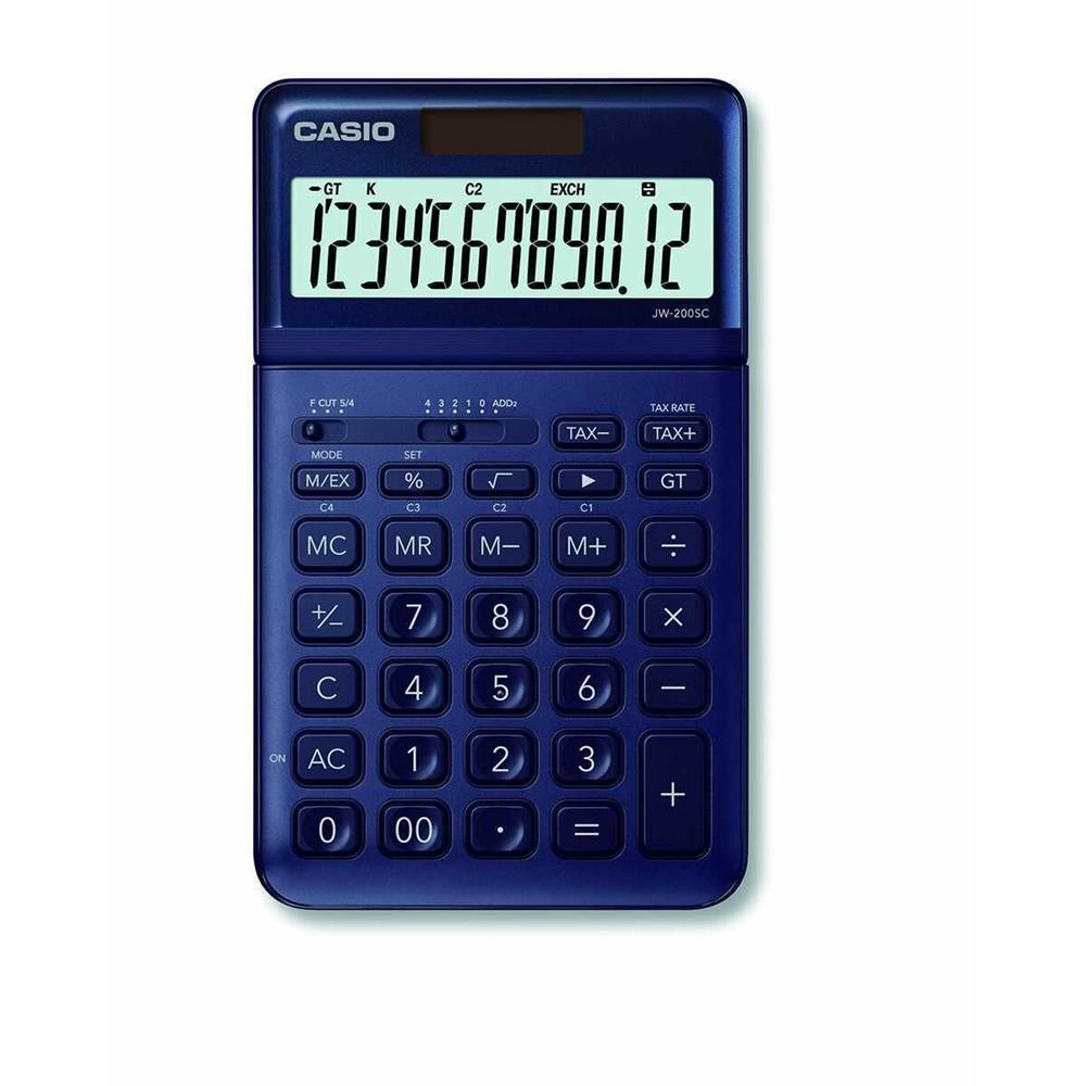 Calculadora Casio Jw-200sc Azul Marinho 