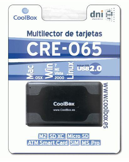 Leitor Cartões Externo Coolbox Cre-065 Dnie