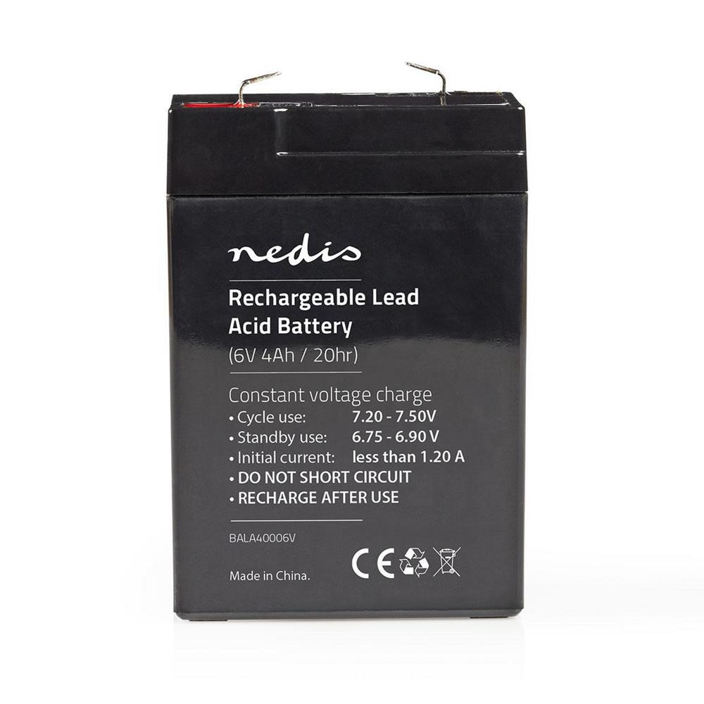 Bateria de Chumbo Acido 6v 4000mah Recarregavel