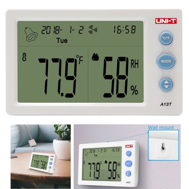 Medidor de Temperatura e Humidade - Uni-T