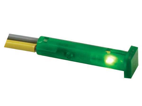 7 X 7mm Indicador/Sinalizador de Painel 12v Verde