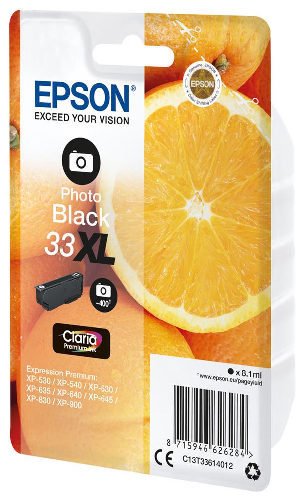 Tinteiro Serie 33XL Preto Photo XP-530/630/635/830