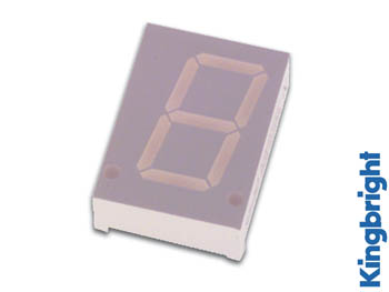 20mm Single-Digit Display Common Anode Super Red
