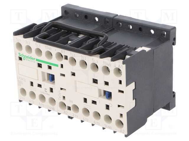 Contactor: 3-pole Reversing No X3 Auxiliary Contac