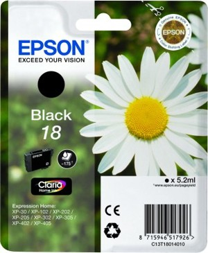 Tinteiro Serie 18 XP-102/205/305/405 Preto EPSON