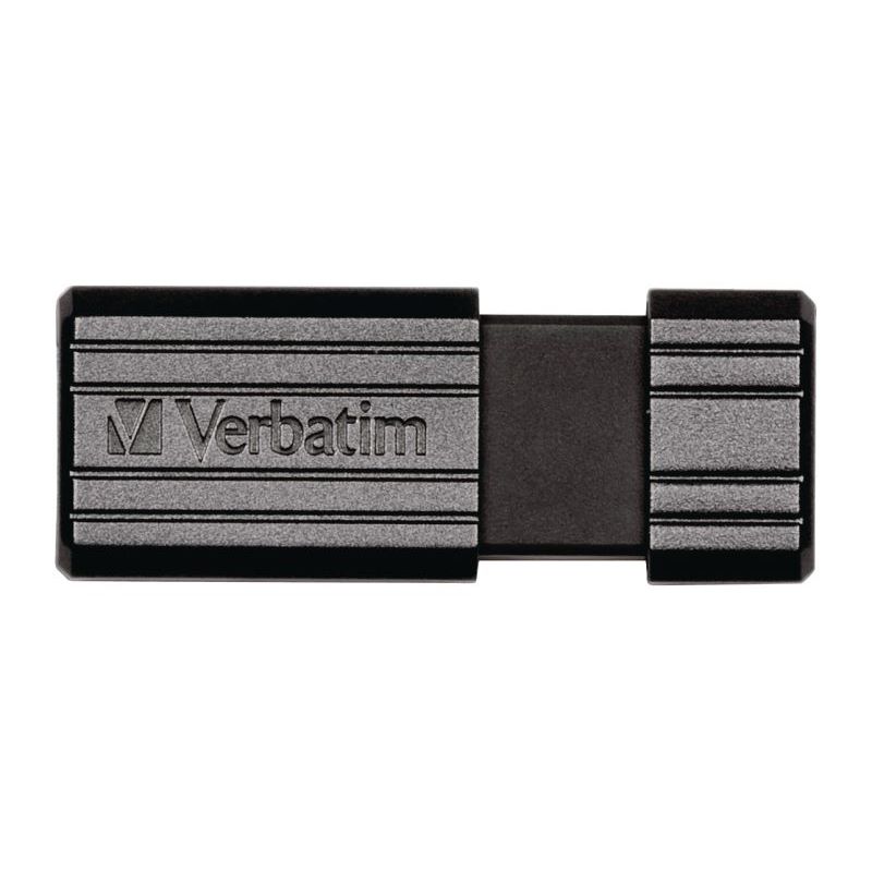 Usb-Stick  32gb Verbatim 2.0 Pin Stripe Black Retail