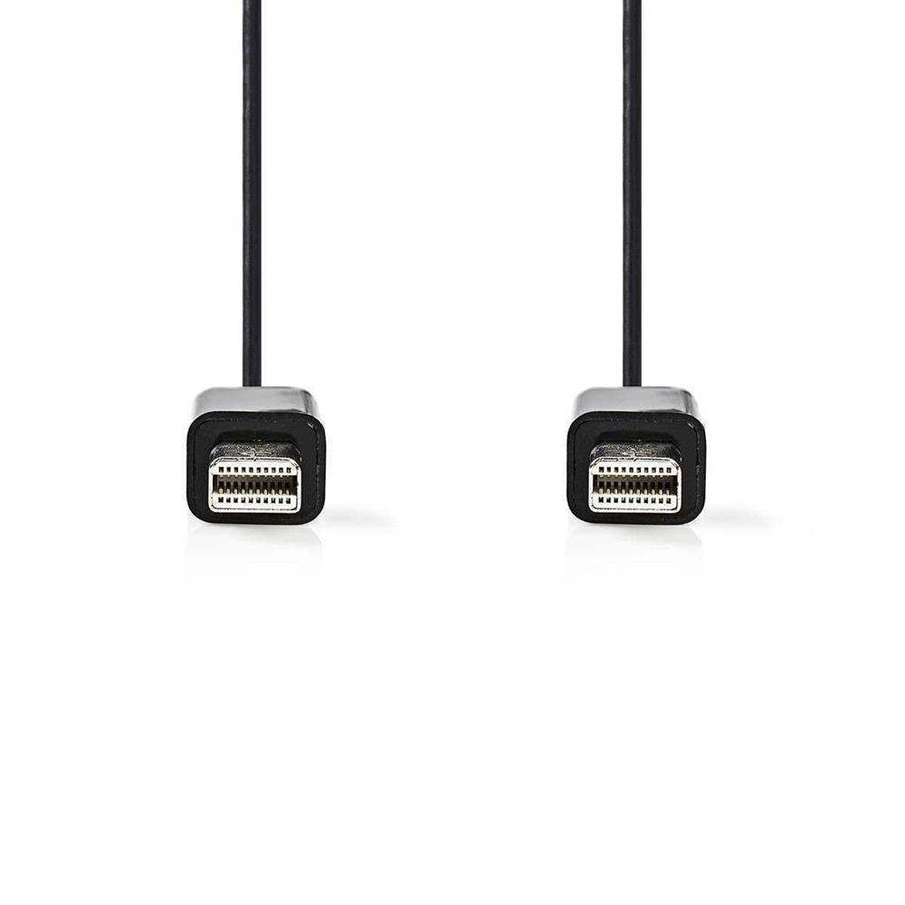 Mini Displayport Macho  Mini Displayport Macho  21,6 Gbps  1m  Preto