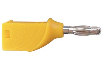 Banana Plug 4mm Stackable - Yellow