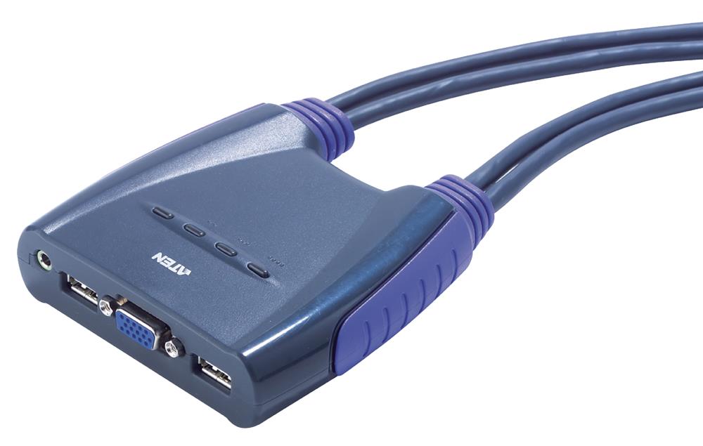 Aten Petite Cs64us - Kvm / Audio / Usb Switch - 4 Ports