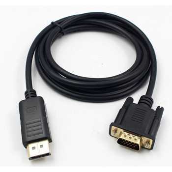 Cabo Conversor De Hdmi A M P/ Vga M 1.8m, Preto