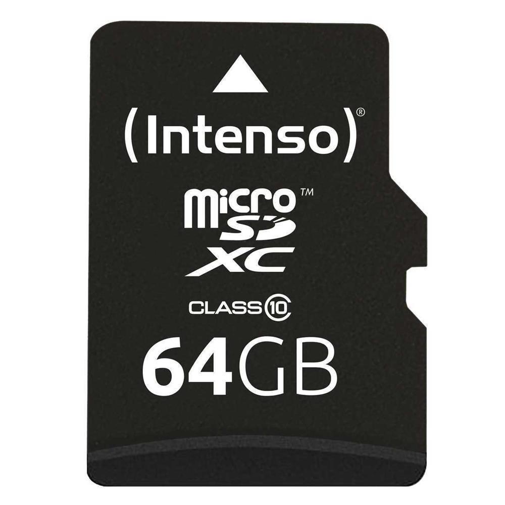 Sd Microsd Card 64gb Intenso Sdxc Class10