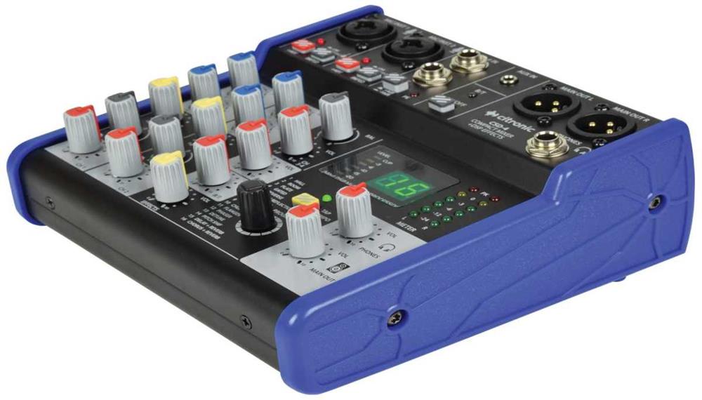 Csd-4 Compact Mixer With Bt Receiver + Dsp Effects