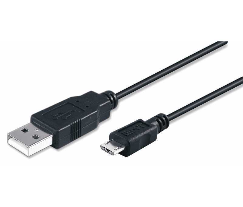Conector USB A 2.0 - USB B Micro 1 8m