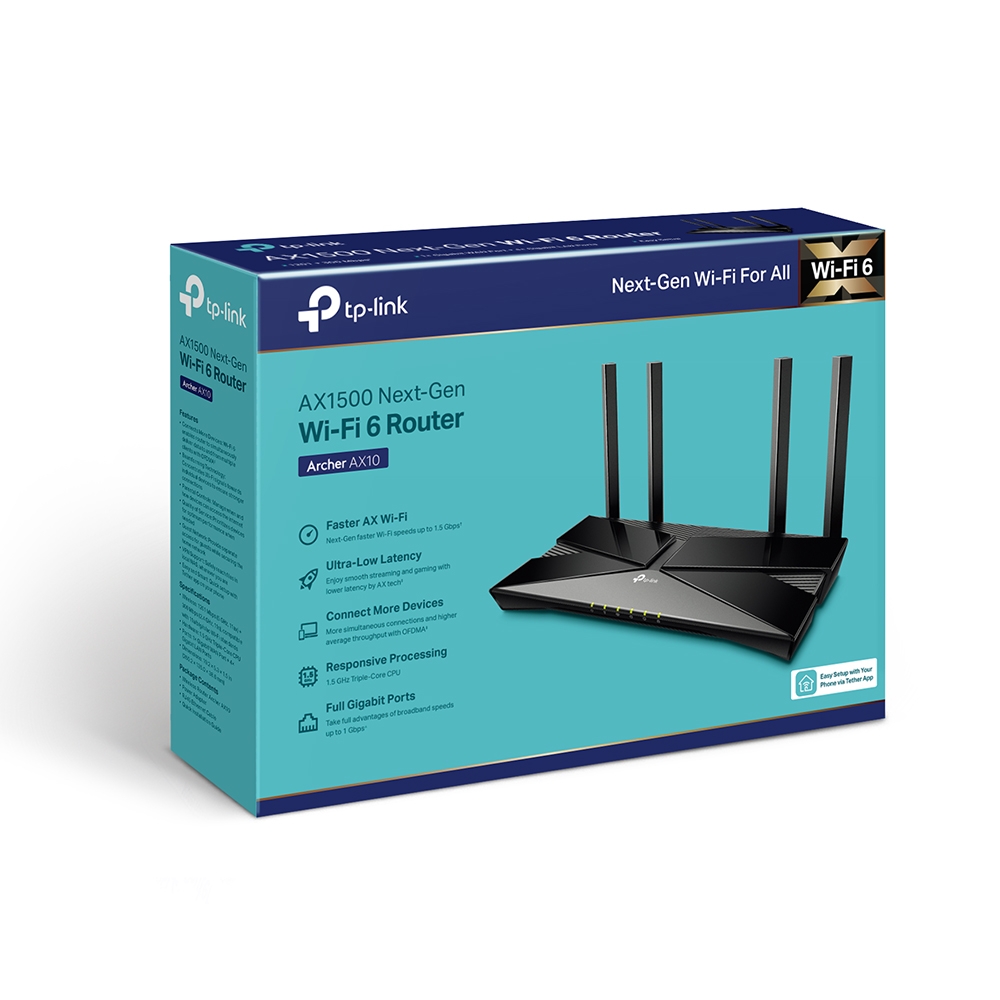 Router Tp-Link Archer Ax10 1500 Mbit/S Wi-Fi