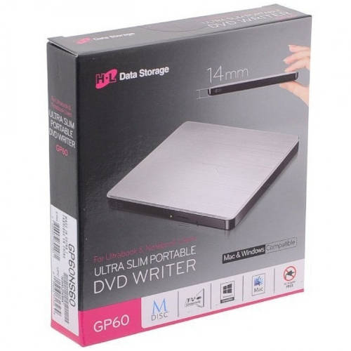Hlds Dvd Drive Gp60ns60 - External - Silver