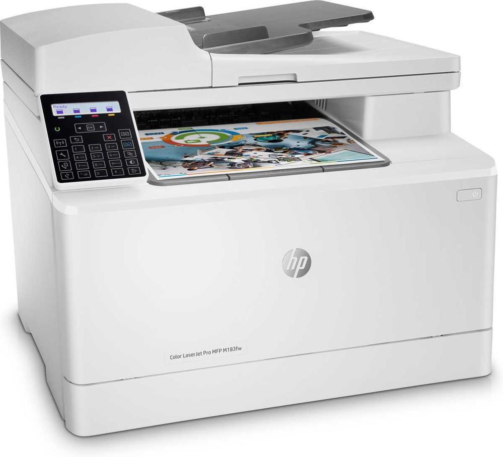Hp Printer Drucker Color Laserjet Pro Mfp M183fw (7kw56a#B19)
