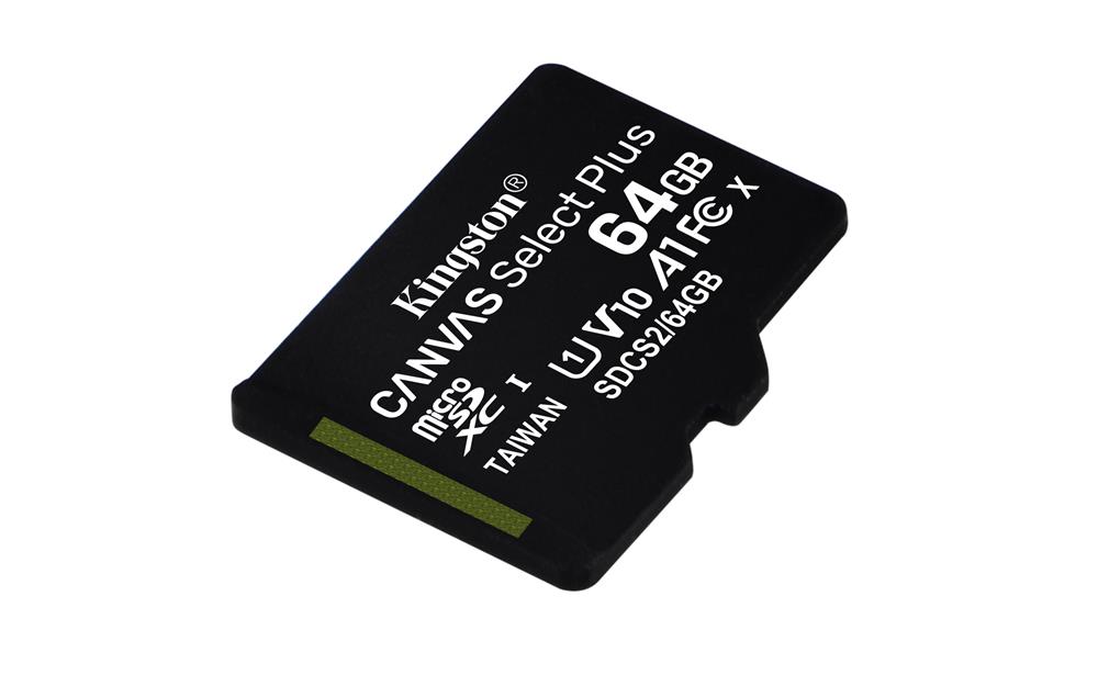 Mem Micro Sdxc 64gb Kingston Canvas Select+Adapt