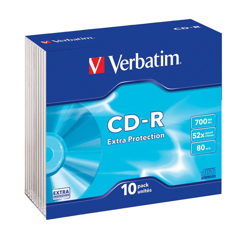 Verbatim - Cd-R X 10 - 700 Mb - Storage Media