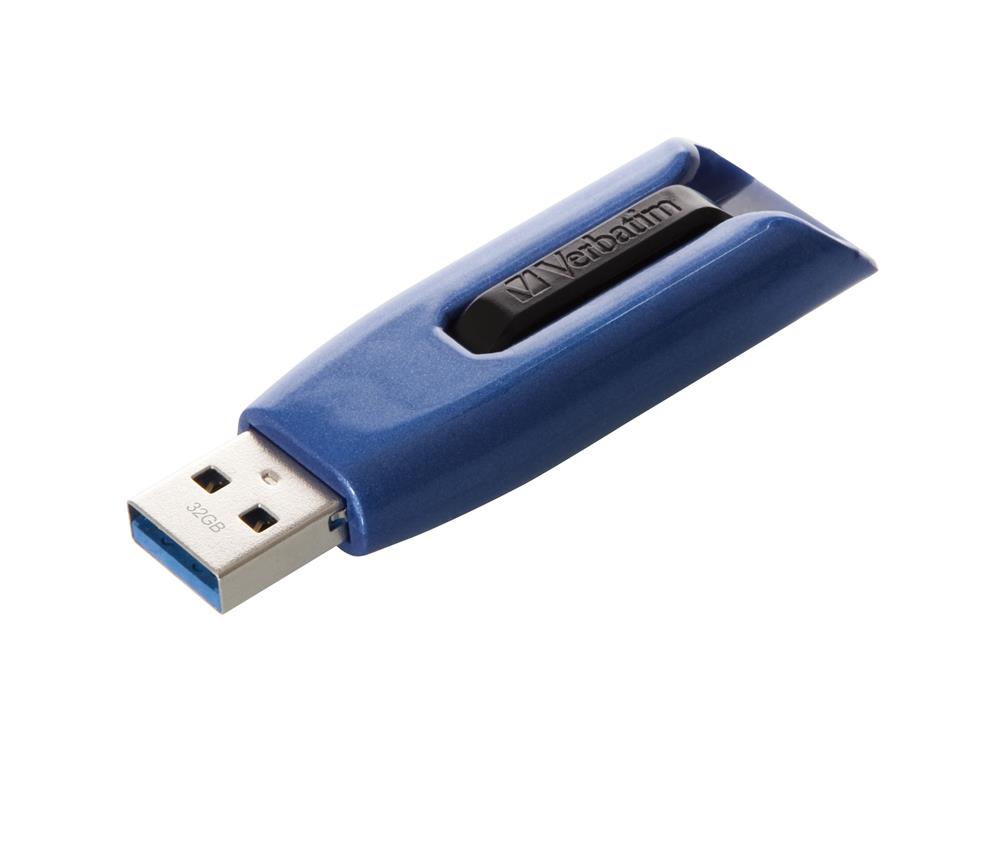 Verbatim Usb-Stick Store 'n' Go V3 Max - Usb 3.2 Gen 1 (3.1 Gen 1) - 32 Gb - Blue