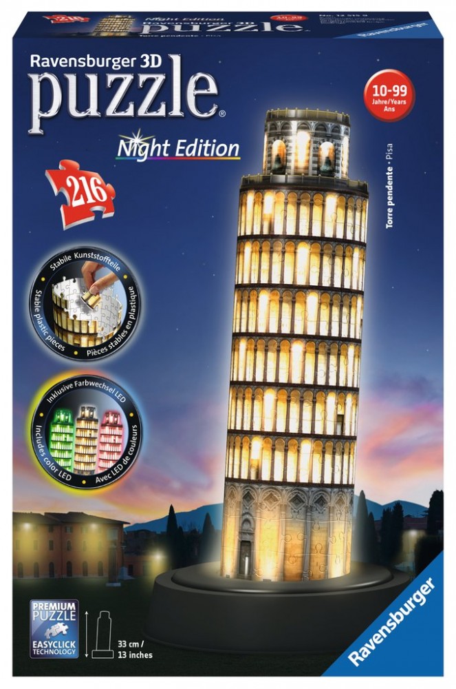 Ravensburger 3D Puzzle torre inclinada de Pisa por