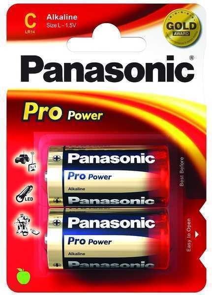 Pilha Alcalina Panasonic Propower Lr14 (2 Pilhas)