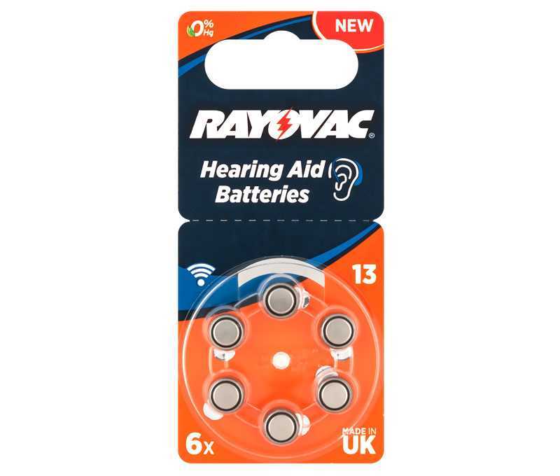 Rayovac Batterie Acoustic Special  13 Pr48              6st.