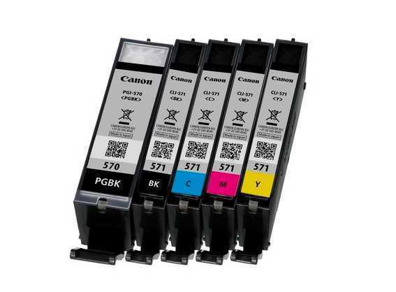 Canon Ink Cart. Cli-571gy F?r Pixma Mg5750/5751/5753/6850 6851/6852 Grey (0389c001)