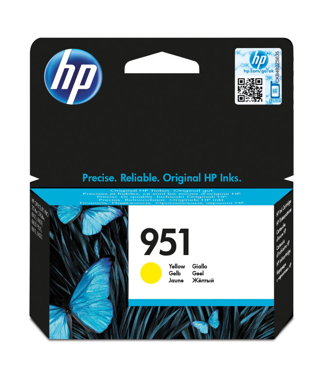 Hp Ink Cart. Cn052ae No.951 F?r Officejet Pro 8100/8600 Yellow