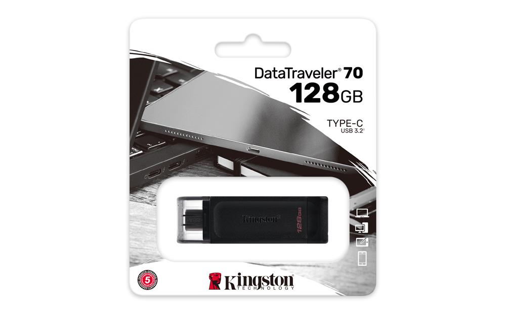 Kingston Datatraveler 70 - Usb Flash Drive - 128 Gb