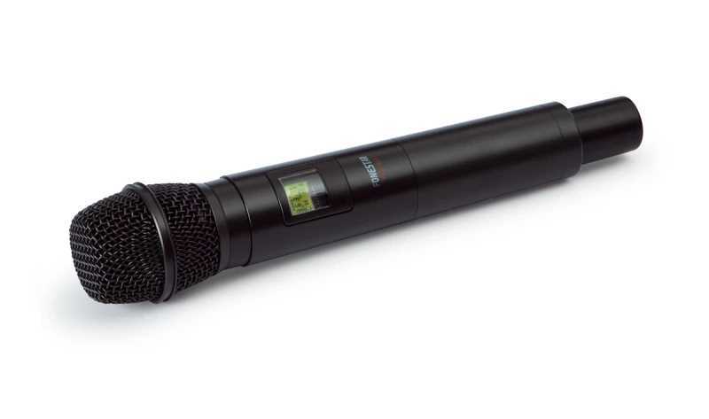 Microfone Sem Fios de Mão Uhf. 32 Frequências Selecionáveis 570-582 Mhz.