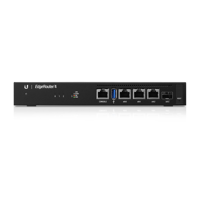 Router Ubiquiti Edgerouter 4 Gigabit Ethernet Preto 