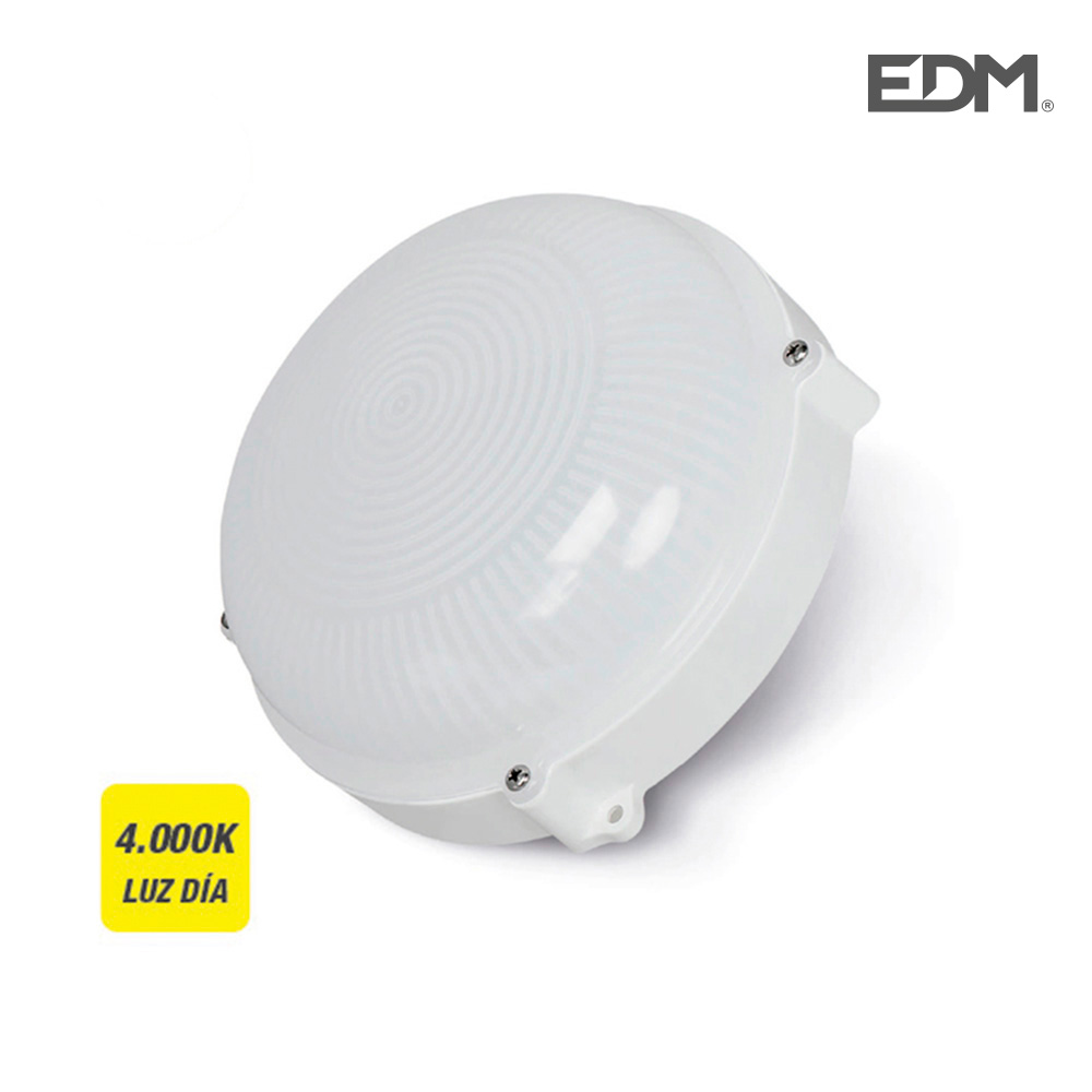 Aplique Exterior Led Circular 12w 1080 Lumens Ip65