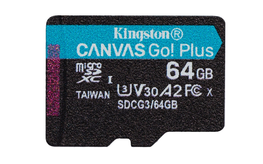 Kingston Canvas Go! Plus 64gb Microsd Uhs-I Clase 10 - Sdcg3/64gbsp