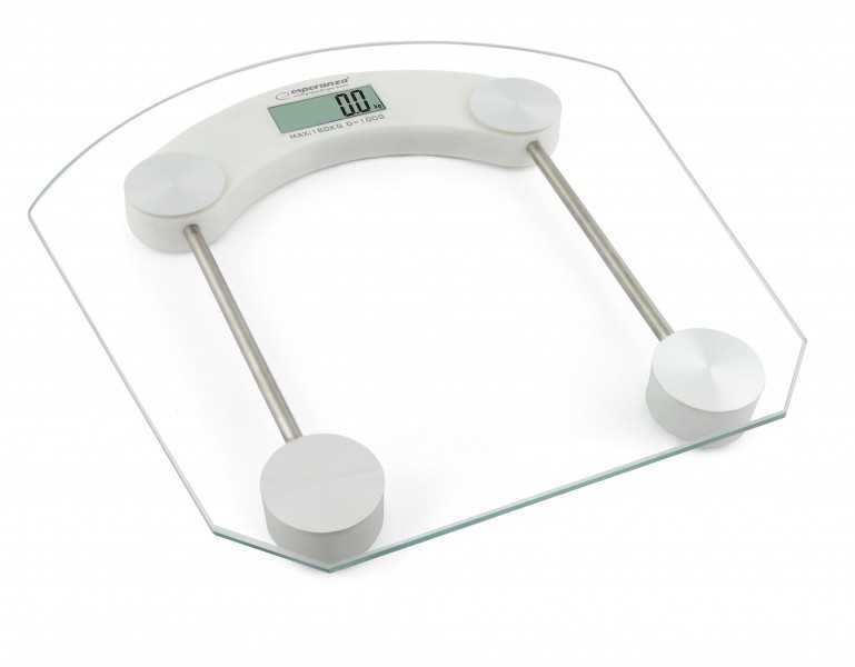 Esperanza Ebs008w Personal Scale Electronic Personal Scale Rectangle White