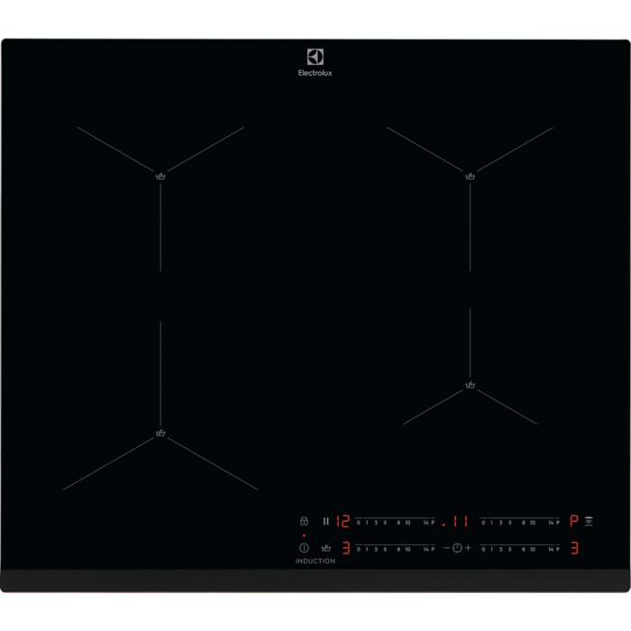 Electrolux Eis62443 Black Built-In 60 Cm Zone Induction Hob 4 Zone(S)