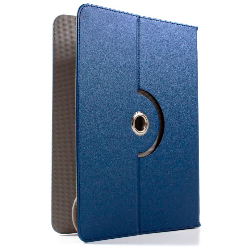 Capa Cool Ebook Tablet 9,7 - 10,5 Polegadas Couro Giratório Azul
