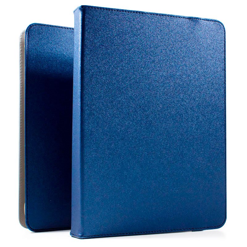 Capa Cool Ebook Tablet 9,7 - 10,5 Polegadas Couro Giratório Azul