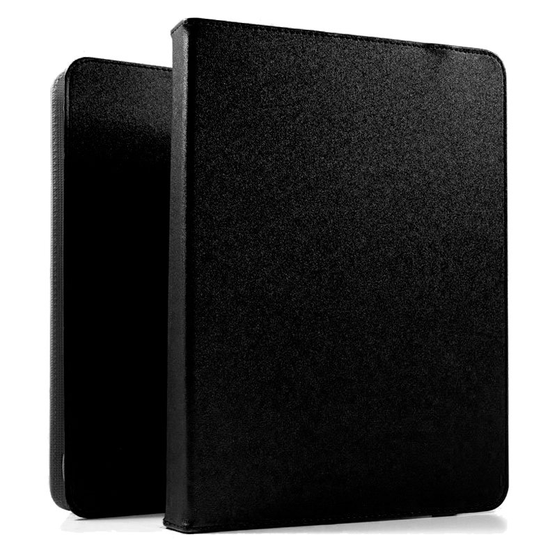 Capa Cool Ebook / Tablet de 7 Polegadas em Couro Sintético Giratório Preto