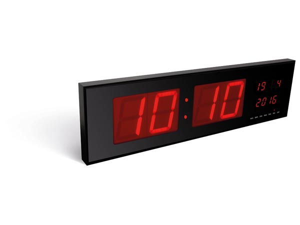 Relógio de Parede em LED 830x230x40mm - Velleman