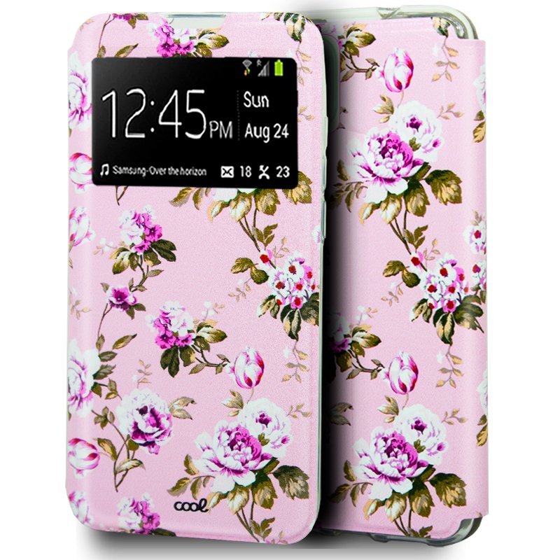 Capa Flip Cover iPhone 12 / 12 Pro Flores